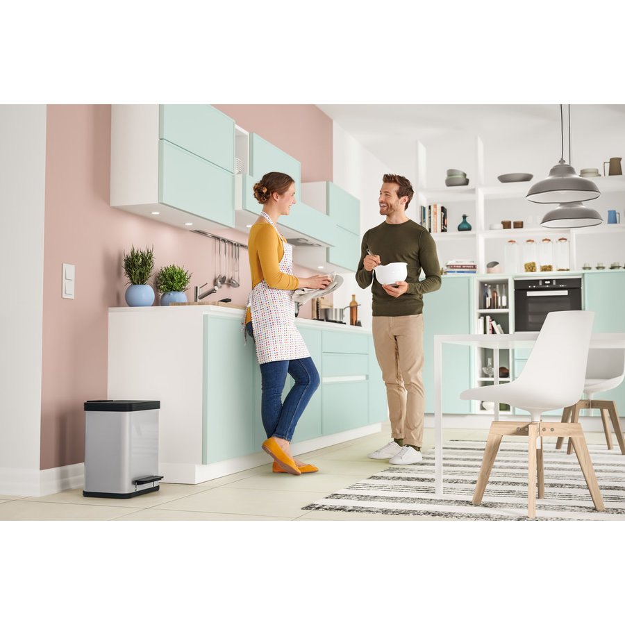 Hailo Öko duo plus M 2x9 Liter, Edelstahl