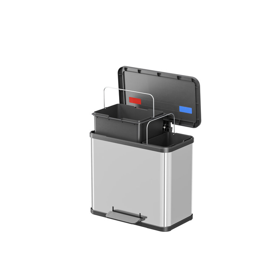 Hailo Öko duo plus L 17+9 Liter, Edelstahl