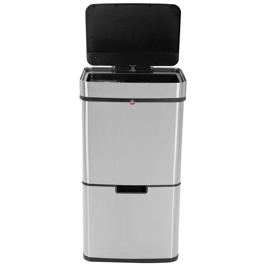 Hailo Öko Vario XL 50 Liter, Edelstahl Anti-Fingerprint