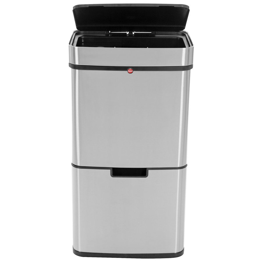 Hailo Öko Vario XL 50 Liter, Edelstahl Anti-Fingerprint