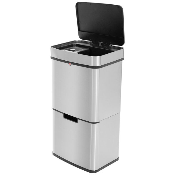 Hailo Öko Vario XL 50 Liter, Edelstahl Anti-Fingerprint