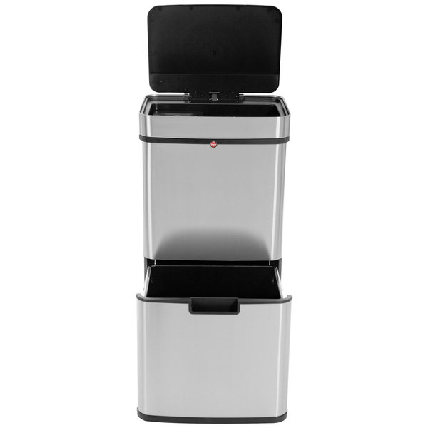 Hailo Öko Vario XL 50 Liter, Edelstahl Anti-Fingerprint