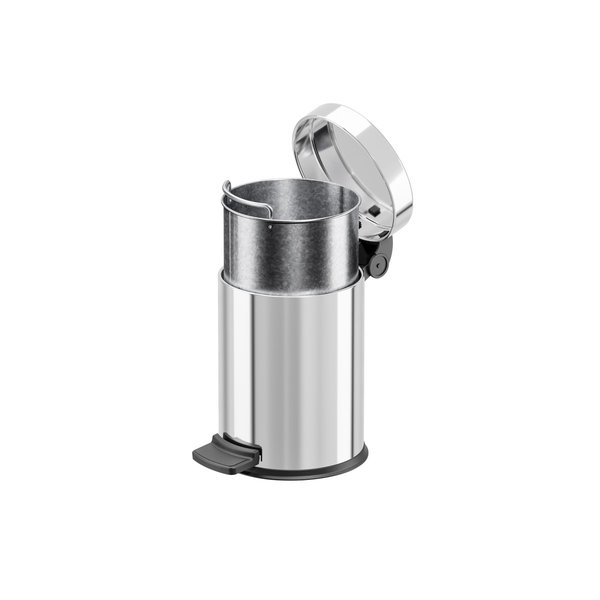 Hailo Solid S Edelstahl, 3 Liter, Inneneimer: verzinkt
