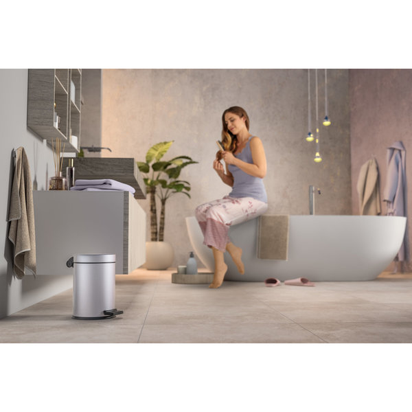 Hailo Solid S Edelstahl, 3 Liter, Inneneimer: verzinkt