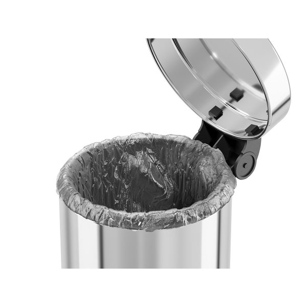 Hailo Solid S Edelstahl, 3 Liter, Inneneimer: verzinkt