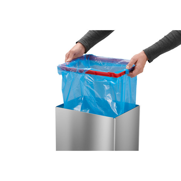 Hailo Big-Box Swing XL Edelstahl, 52 Liter