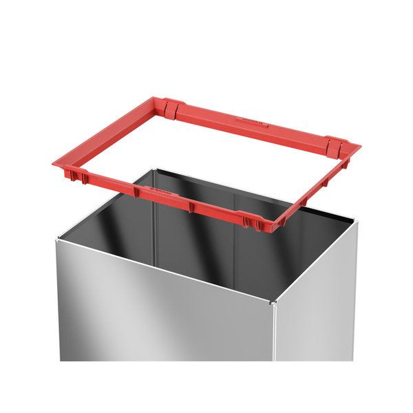 Hailo Big-Box Swing XL Edelstahl, 52 Liter