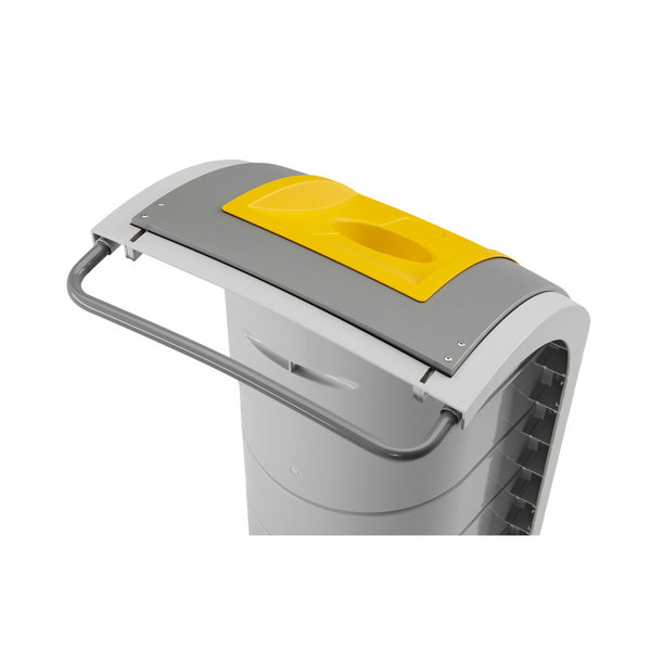 Hailo Mobil-Set ProfiLine WSB 120 für Wertstoffbehälter Hailo ProfiLine WSB-K und WSB-K plus, Radsatz+Handgriff