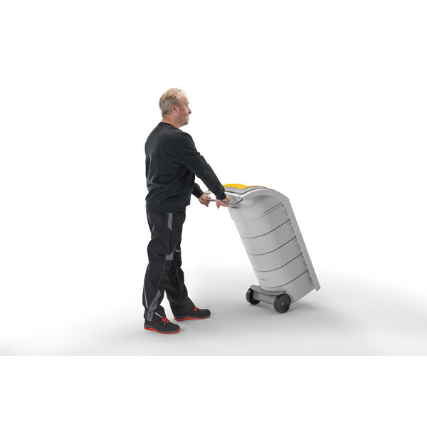 Hailo Mobil-Set ProfiLine WSB 120 für Wertstoffbehälter Hailo ProfiLine WSB-K und WSB-K plus, Radsatz+Handgriff