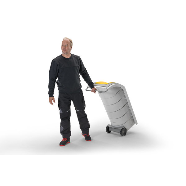 Hailo Mobil-Set ProfiLine WSB 120 für Wertstoffbehälter Hailo ProfiLine WSB-K und WSB-K plus, Radsatz+Handgriff
