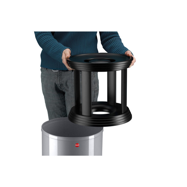 Hailo ProfiLine Combi plus XL -Standascher 45 Liter, Silber
