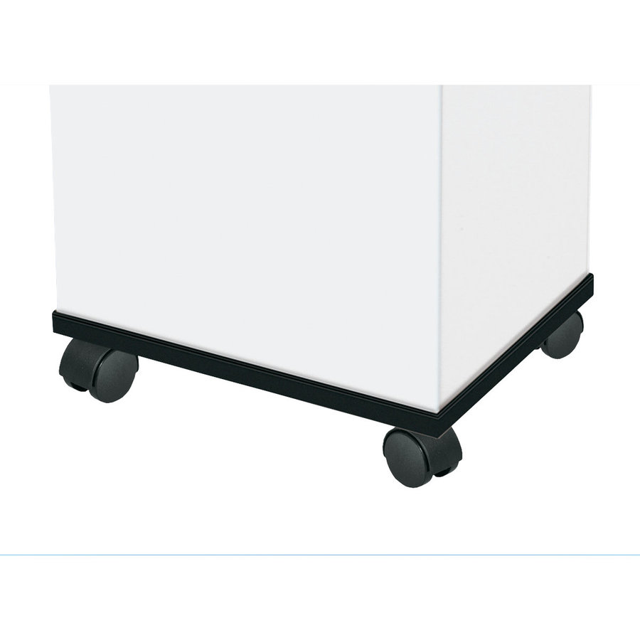 Hailo fix® - Lenkrollen Zubehör für Hailo Big-Boxen, Aufsteckbare Rollen (4 Stk,schwarz)