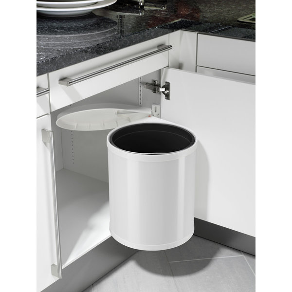 Hailo Compact-Box M - Einbaumülleimer weiß Der kompakte Einbau-Mülleimer mit viel Volumen und dem einzigartigen Deckel-Lift-System.