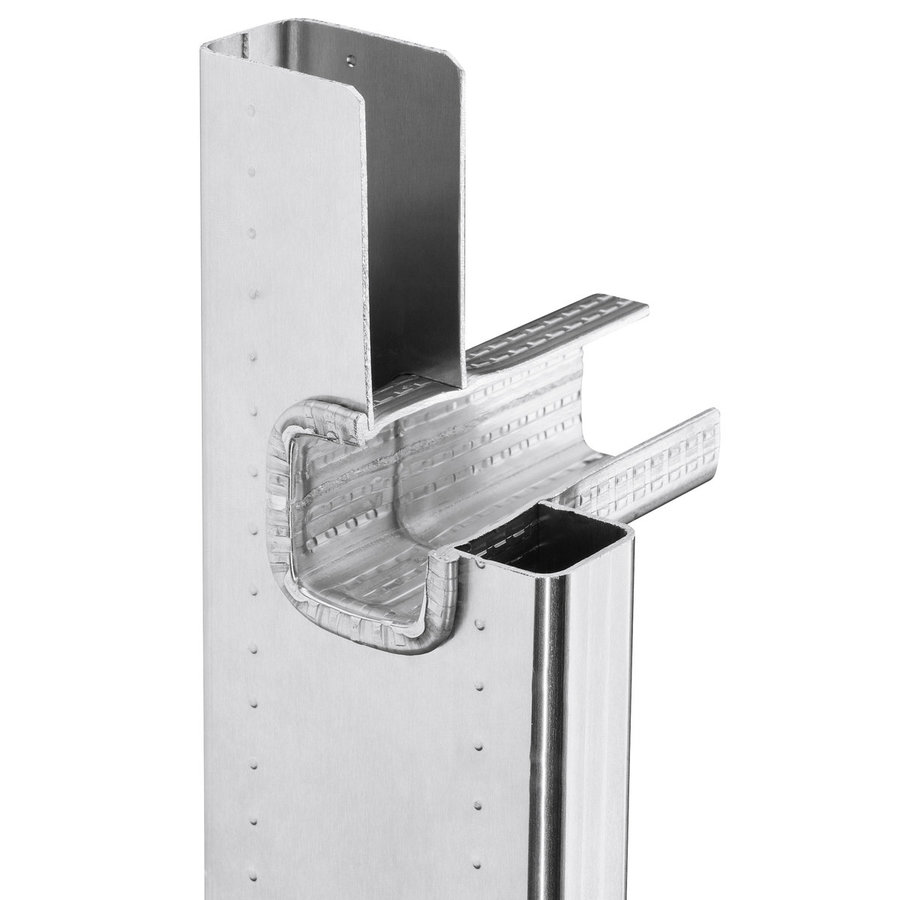 Hailo S60 ProfiStep uno Alu-Anlegeleiter, 6 Sprossen