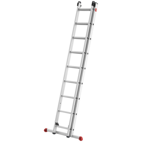 Hailo S80 ProfiStep duo Alu-Schiebeleiter, 2-teilig, 2x9 Sprossen