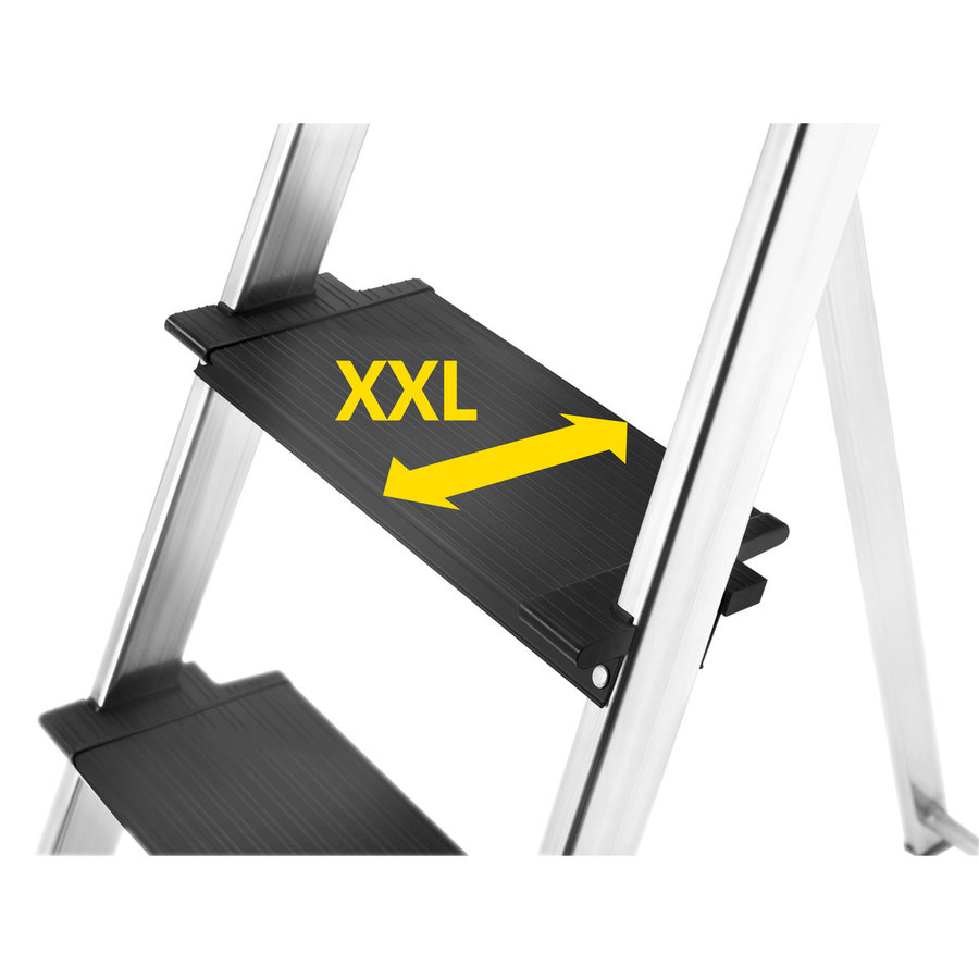 Hailo L100 TopLine 6-stufig 6 Stufen, Stufenstehleiter