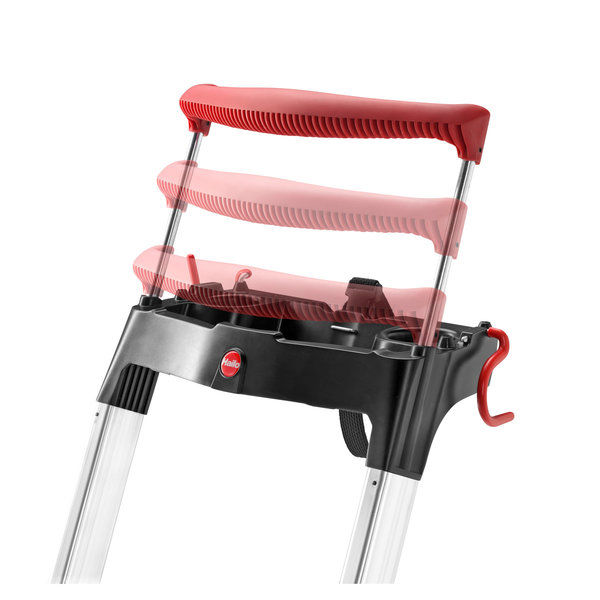 Hailo L100 TopLine 7-stufig 7 Stufen, Stufenstehleiter