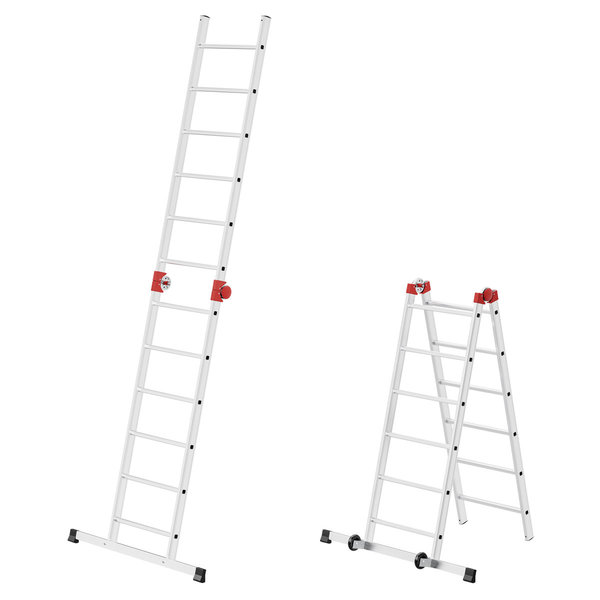Hailo G60 Aluminium-Multifunktionsgerüst Ein-Hand-Schnellverschluss