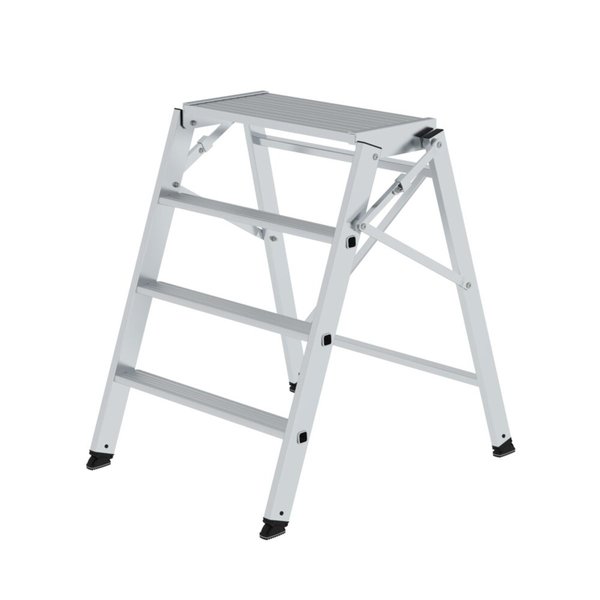 Günzburger Steigtechnik Klapppodest einseitig begehbar 3 Stufen + Plattform