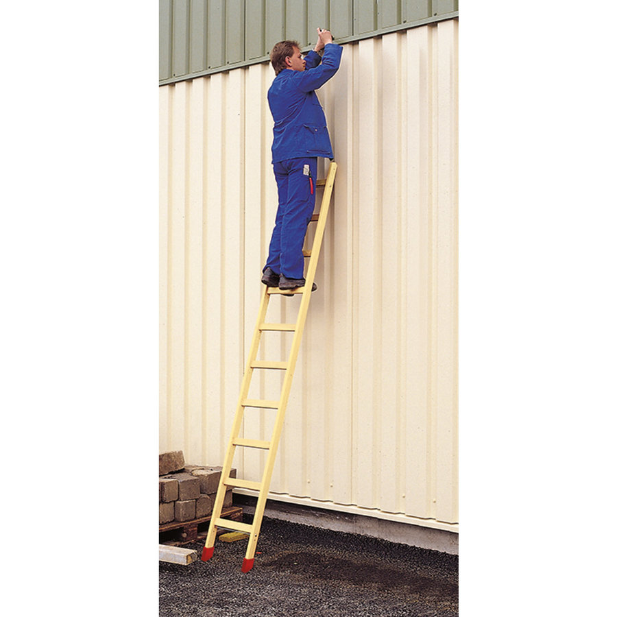 Euroline Holz-Sprossenanlegeleiter Nr. 10101 1x10