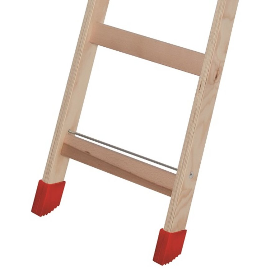 Euroline Holz-Sprossenanlegeleiter Nr. 10101 1x6