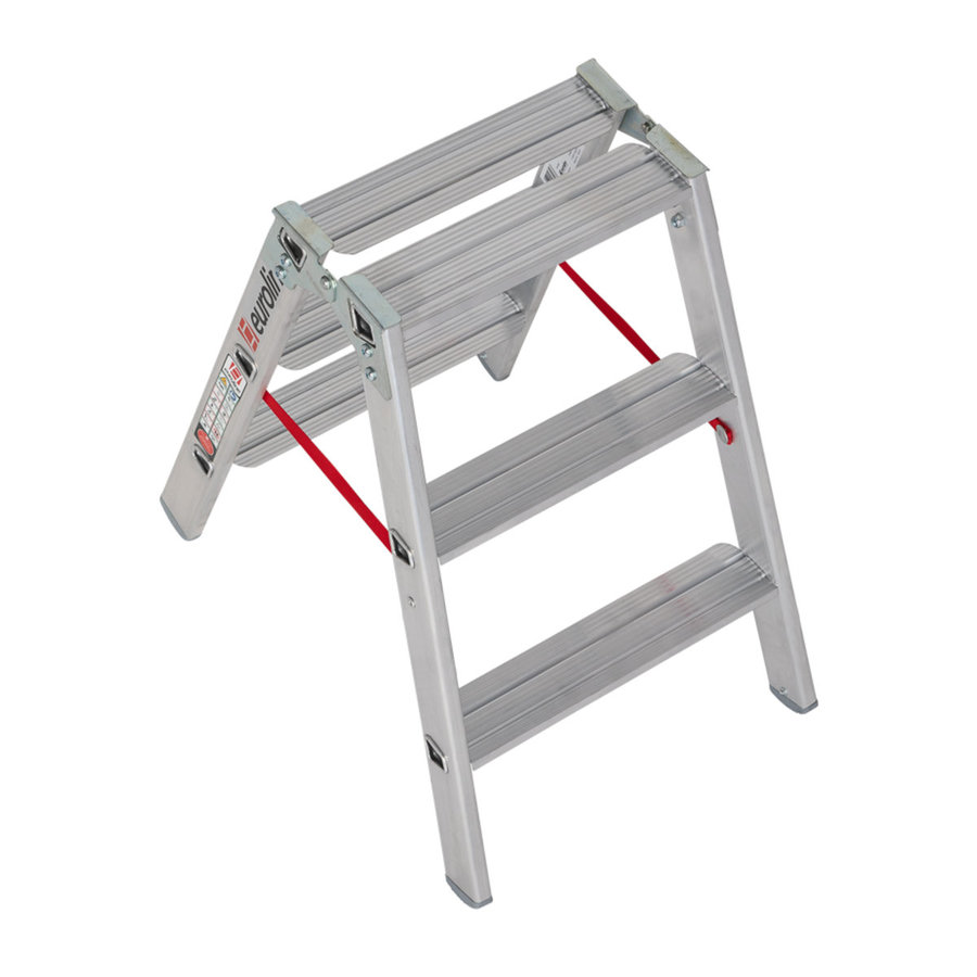 Euroline Alu-Stufenstehleiter Nr. 20577 2x3