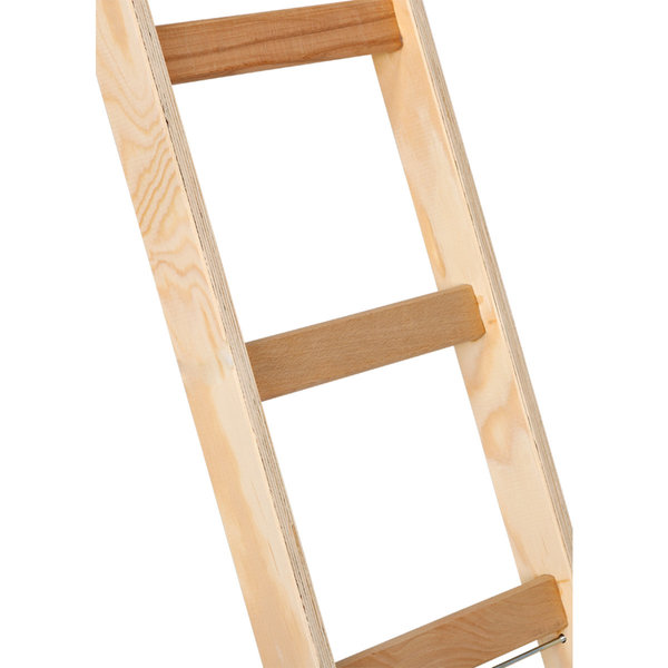 Euroline Holz-Sprossenanlegeleiter Nr. 10101 1x6