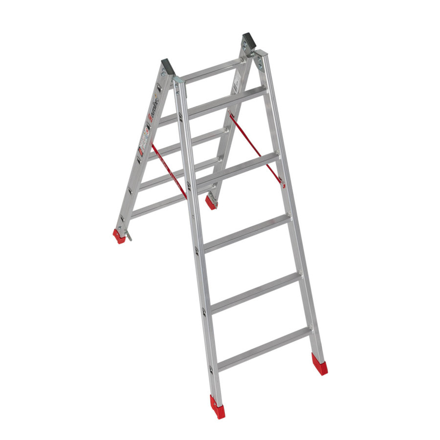 Euroline Alu-Sprossenstehleiter Nr. 305 2x5