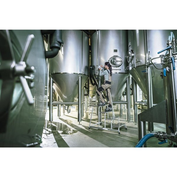 Günzburger Steigtechnik Arbeitspodest starr mit Handlauf 5 Stufen