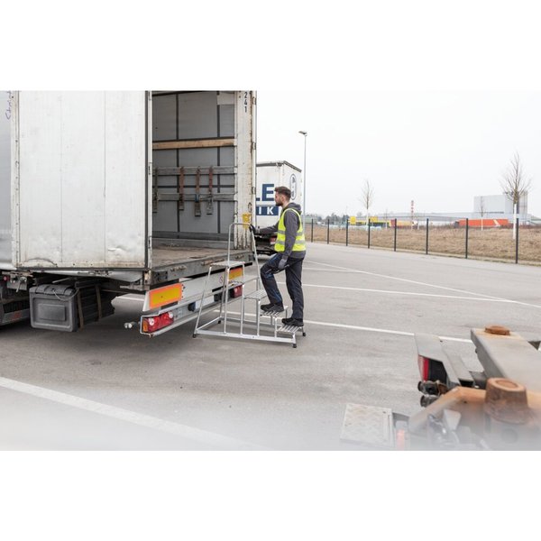 Günzburger Steigtechnik Arbeitspodest starr mit Handlauf 5 Stufen