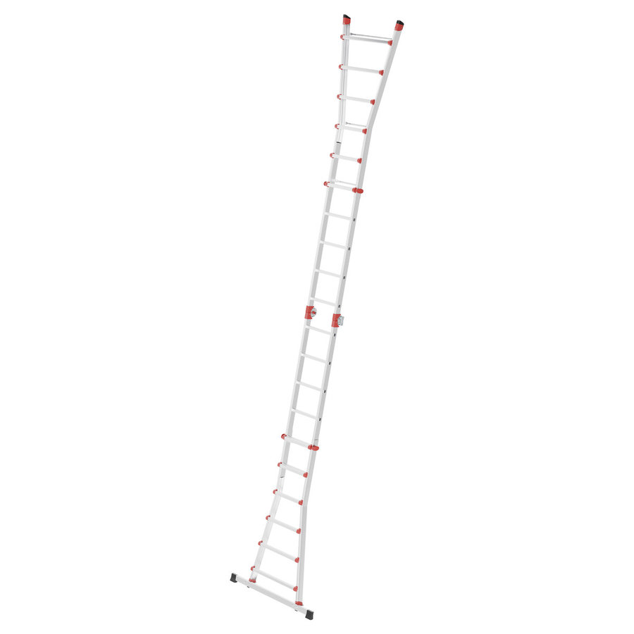 Hailo M80 Alu-Teleskopleiter 4x6 Sprossen