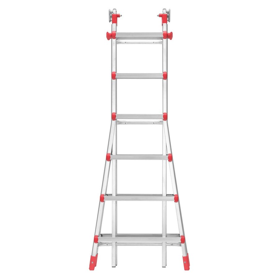 Hailo M80 Alu-Teleskopleiter 4x6 Sprossen