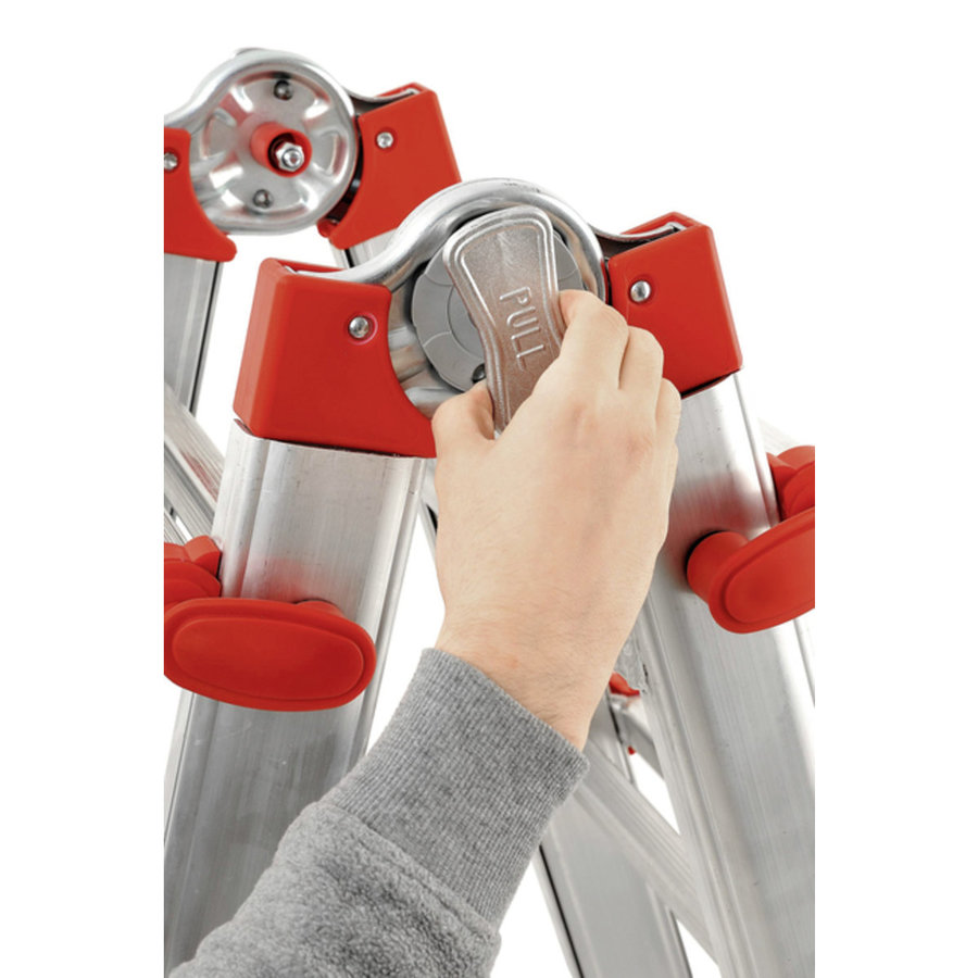 Hailo M80 Alu-Teleskopleiter 4x6 Sprossen