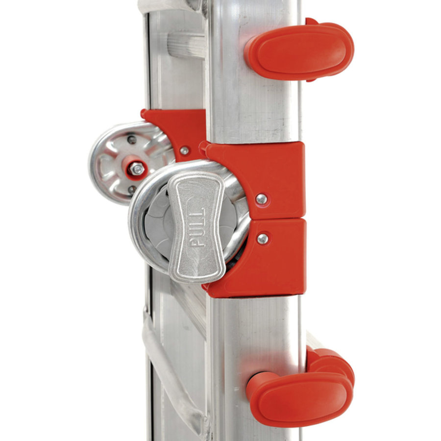 Hailo M80 Alu-Teleskopleiter 4x6 Sprossen