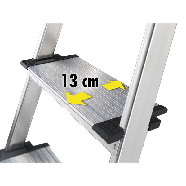 Hailo L80 ComfortLine 6-stufig 6 Stufen, Stufenstehleiter