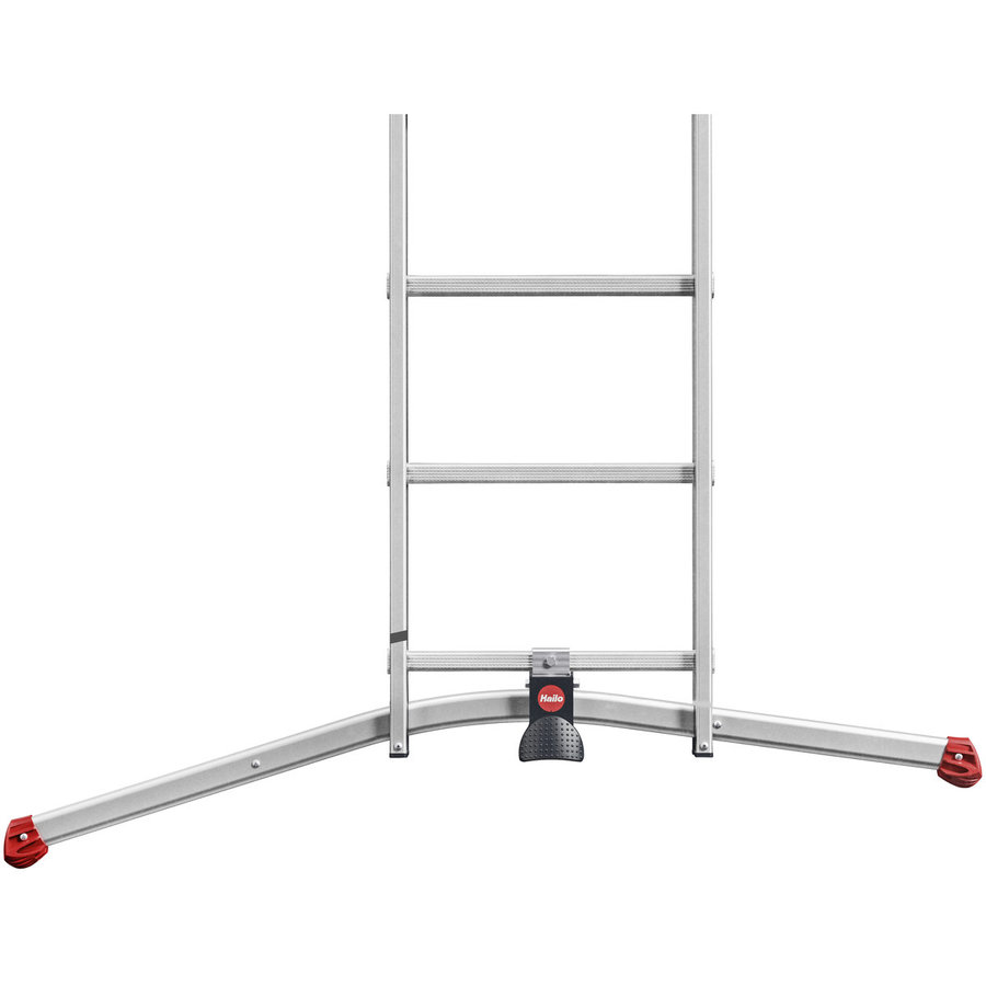 Hailo S100 ProfiLOT Die 3-teilige Alu-Kombileiter mit LOT-System 3x6 Sprossen