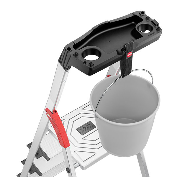 Hailo L80 ComfortLine 5-stufig 5 Stufen, Stufenstehleiter