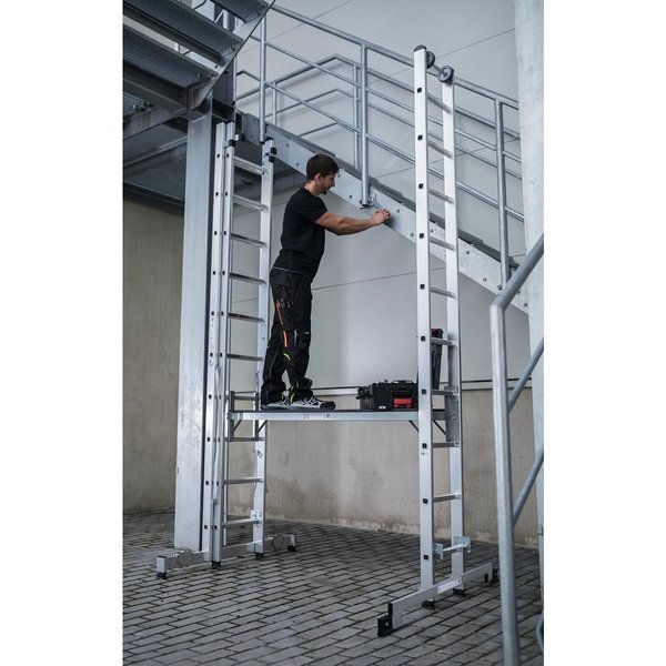 Günzburger Steigtechnik Bausatz-Arbeitsdiele zu Sprossen-Mehrzweckleiter 3-teilig