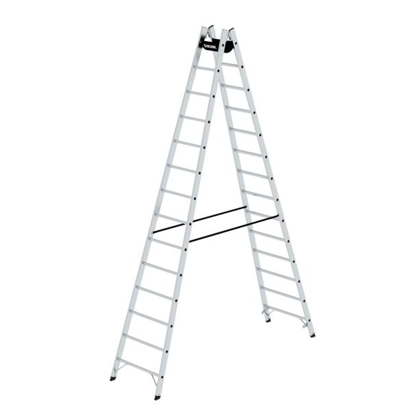 Günzburger Steigtechnik Sprossen-Stehleiter 2x14 Sprossen