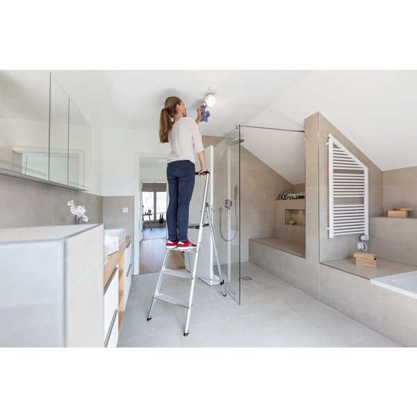 Günzburger Steigtechnik ML Stufen-Stehleiter einseitig begehbar 4 Stufen