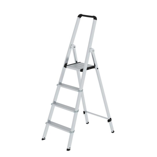 Günzburger Steigtechnik ML Stufen-Stehleiter einseitig begehbar 4 Stufen