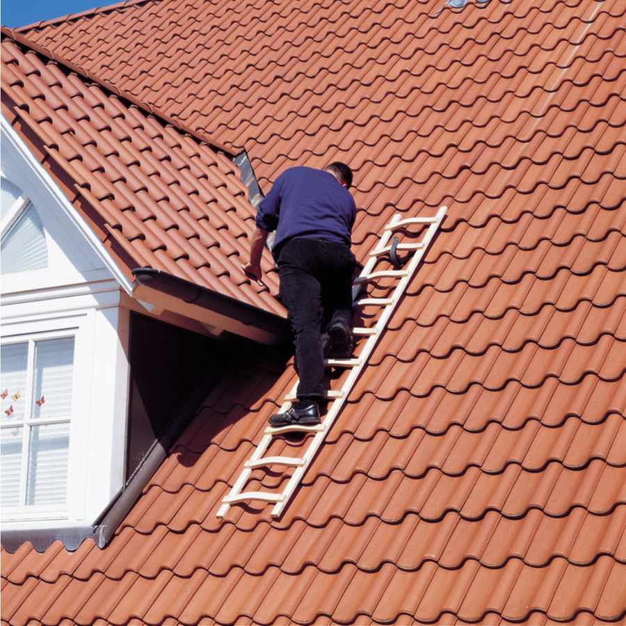 Euroline Holz-Dachdeckerauflegeleiter Nr. 11101 1x18