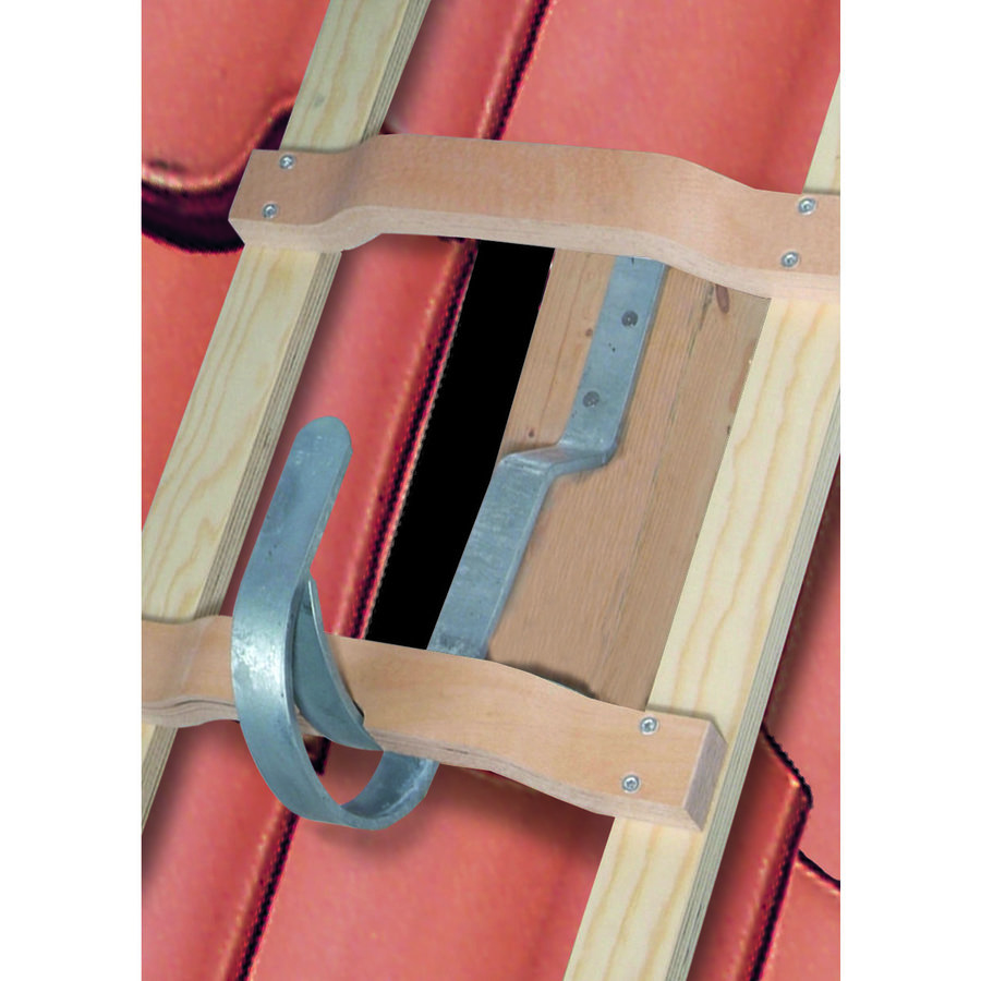 Euroline Holz-Dachdeckerauflegeleiter Nr. 11101 1x18