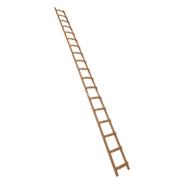 Euroline Holz-Dachdeckerauflegeleiter Nr. 11101 1x18