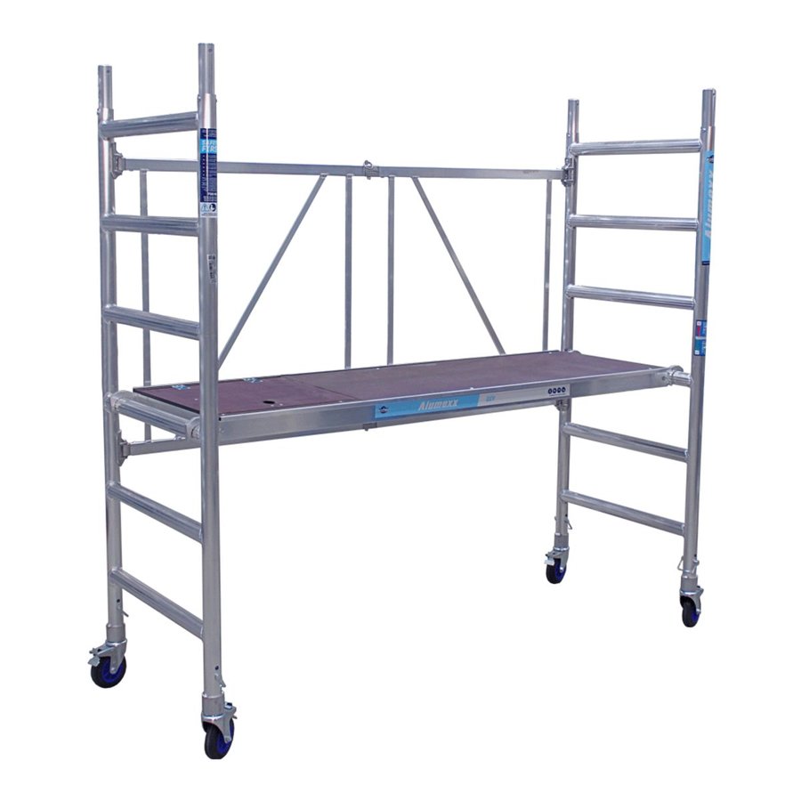 Alumexx Zimmergerüst FS 75 komplett 75x190 cm Plattform mit Luke