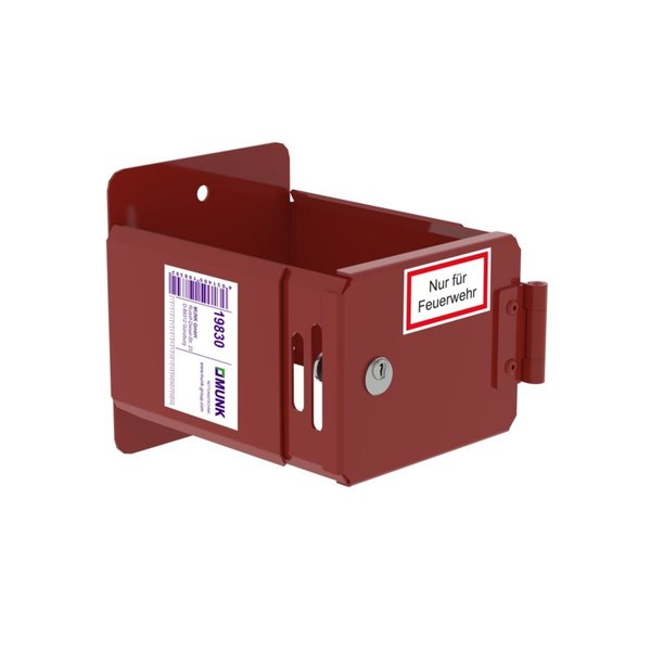 Günzburger Steigtechnik Leiterhalterung pulverbeschichtet RAL 3000 mit CL1-Schloss