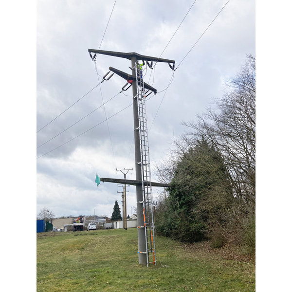 Günzburger Steigtechnik Sprossen-Zweiholm-Mastleiter Einsteckteil 1 7 Sprossen