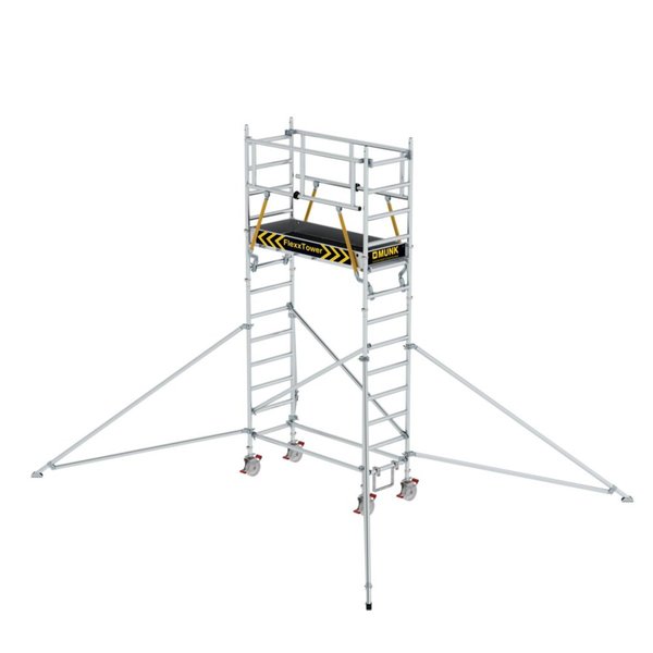 Günzburger Steigtechnik FlexxTower SGX ergo mit vorlaufendem Geländer Plattformhöhe 3,07 m