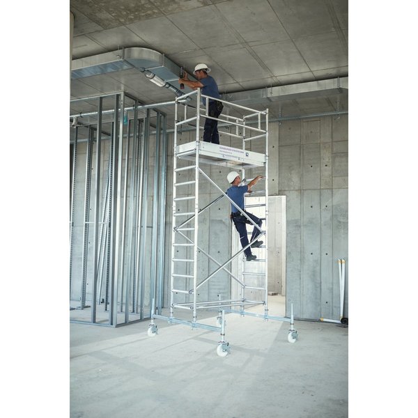 Günzburger Steigtechnik Rollgerüst 0,75 x 1,80 m Plattformhöhe 2,51 m