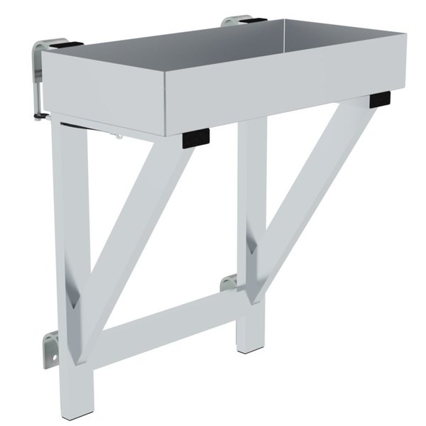 Günzburger Steigtechnik Ablageschale für Geländer 100 x 300 x 600 ab 800mm Stufenbreite